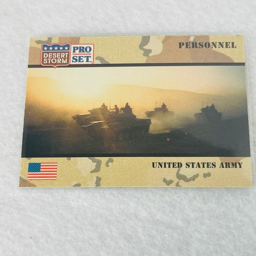 1991 Pro Set Desert Storm Trading Card 119 United States Army Personnel General